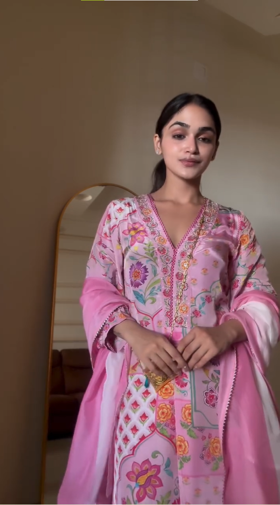 Sorbet Abstract Kurta Set