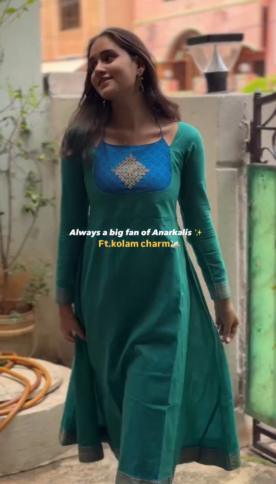 Kurta set Peacock Blue