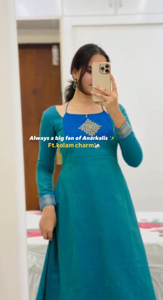 Kurta set Peacock Blue