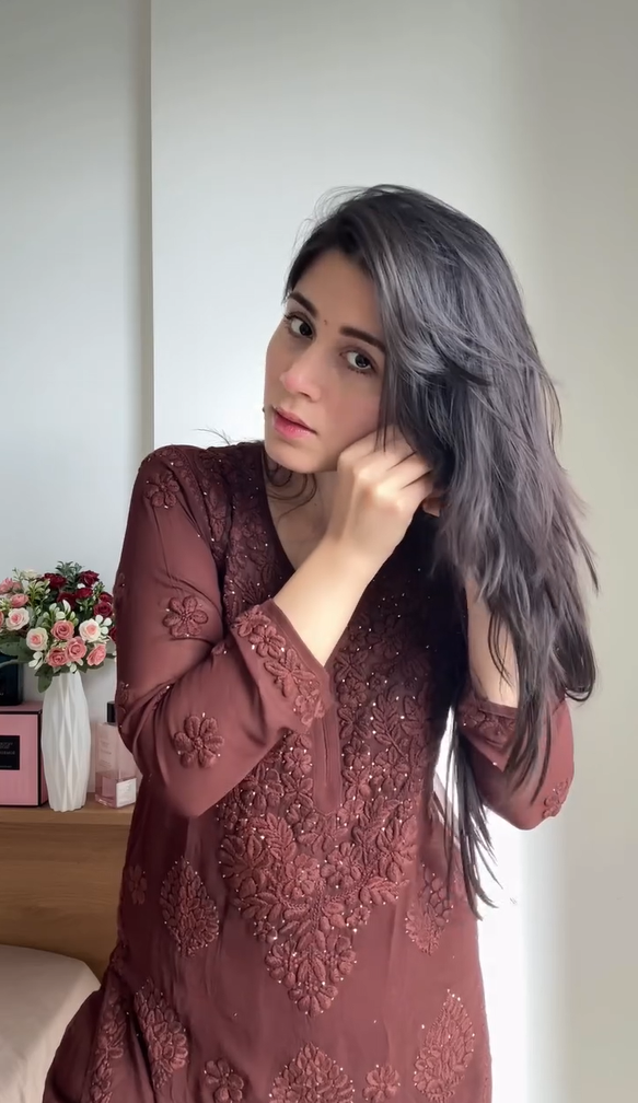 DESIGNER WEAR EXCLUSIVE GEORGETTE WITH EMBROIDERY SUIT WITH DUPATTA