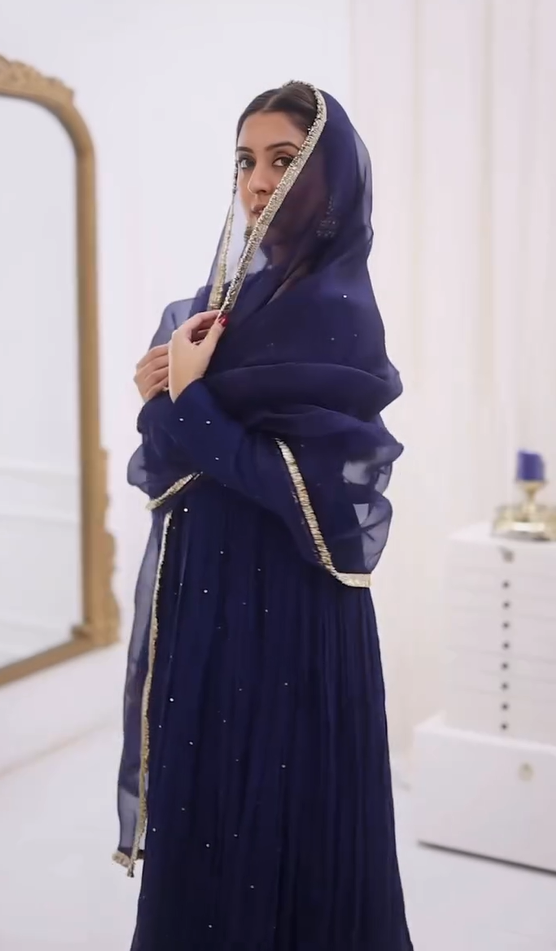 DESIGNER PARTY WEAR ANARKALI GOWN STYLE DRESS