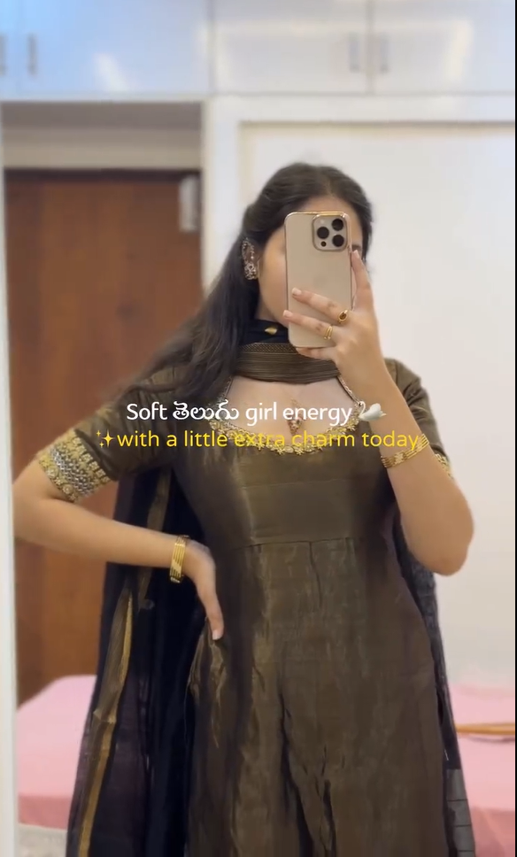 Designer Black Kurta Set